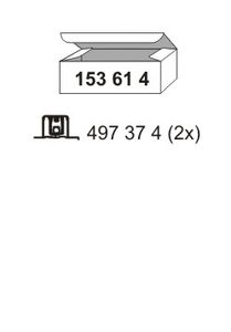 Montageset, demper, Montageset, uitlaatpijp ERNST, u.a. fÃ¼r Audi, Skoda, VW, Seat