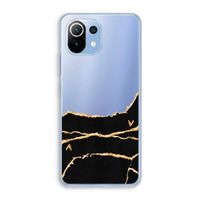 Gouden marmer: Xiaomi Mi 11 Lite Transparant Hoesje
