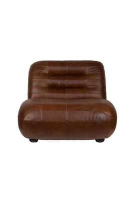 Fauteuil Wyatt Wax Leather Chocolate Fauteuil Wyatt Wax Leather Chocolate