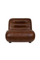Fauteuil Wyatt Wax Leather Chocolate