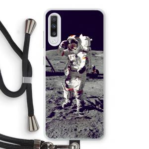 Spaceman: Samsung Galaxy A70 Transparant Hoesje met koord