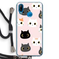 Katten: Huawei P20 Lite Transparant Hoesje met koord