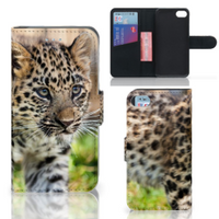 iPhone 7 | 8 | SE (2020) | SE (2022) Telefoonhoesje met Pasjes Baby Luipaard - thumbnail