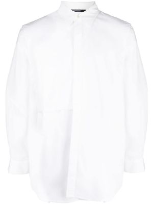 SONGZIO chemise Eclipse à empiècements - Blanc