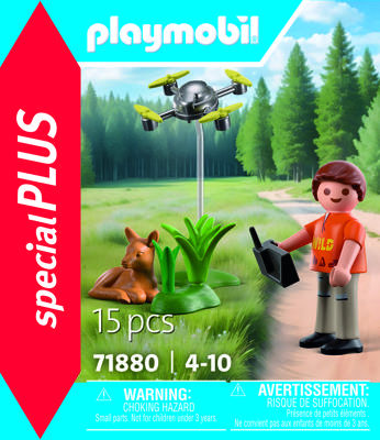 Playmobil® Special Plus redding van hertenkalf met drone