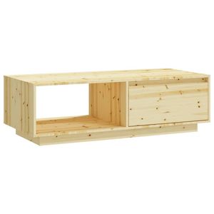 vidaXL Salontafel 110x50x33,5 cm massief vurenhout