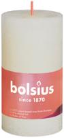 Rustiek Shine stompkaars 100/50 Soft Pearl - Bolsius