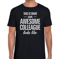 Awesome Colleague fun t-shirt zwart voor heren 2XL  -