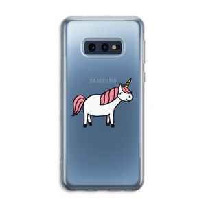 Eenhoorn: Samsung Galaxy S10e Transparant Hoesje