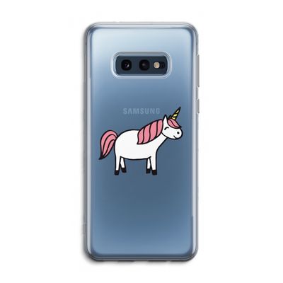 Eenhoorn: Samsung Galaxy S10e Transparant Hoesje
