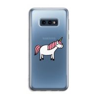 Eenhoorn: Samsung Galaxy S10e Transparant Hoesje