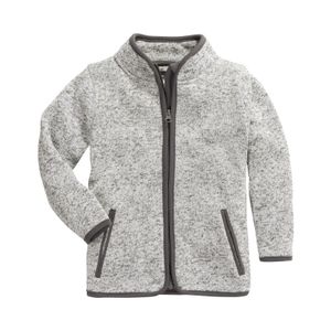 Playshoes fleece jasje grijs Maat