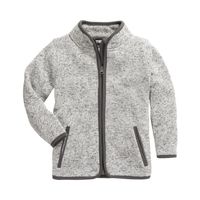 Playshoes fleece jasje grijs Maat