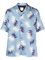 Paul Smith chemise à imprimé graphique - Bleu