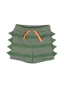 Stella McCartney Kids short à détails dinosaures - Vert