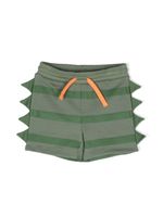 Stella McCartney Kids dinosaur-detailing shorts - Vert