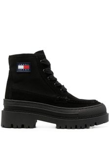 Tommy Jeans bottines 40 mm à patch logo - Noir