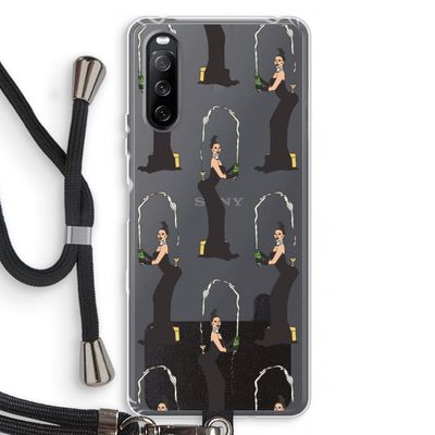 Pop Some Kim: Sony Sony Xperia 10 III Transparant Hoesje met koord
