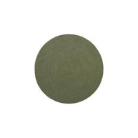 Kave Home Rond Vloerkleed 'Despas' 150cm, kleur Donkergroen