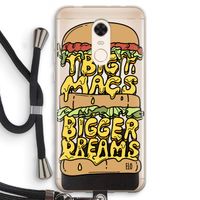 Big Macs Bigger Dreams: Xiaomi Redmi 5 Transparant Hoesje met koord