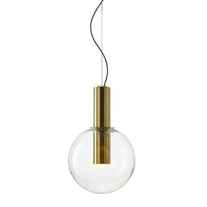 Bomma Phenomena Hanglamp - Small Ball - Helder - geborsteld goud