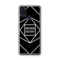 Negenduust geometrisch: Samsung Galaxy A21s Transparant Hoesje