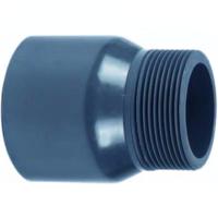 Effast PVC Puntstuk 63/75 X 2½ inch - Lijm X Buitendraad aansluiting voor Watermanagement