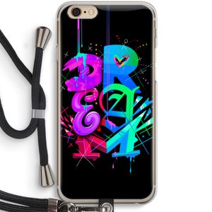 Dream: iPhone 6 / 6S Transparant Hoesje met koord
