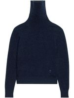 AMI Paris pull en cachemire à col roulé - Bleu