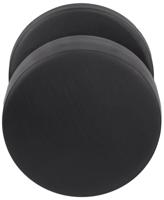 Formani voordeurknop Basics LB503V vast op rozet - mat zwart