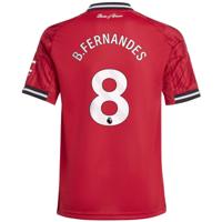 adidas Manchester United B.Fernandez 8 Thuisshirt 2025-2026 Kids
