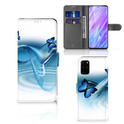 Samsung Galaxy S20 Plus | Telefoonhoesje | Met pasjeshouder | Vlinders