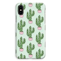 Cactus Lover: iPhone XS Max Volledig Geprint Hoesje