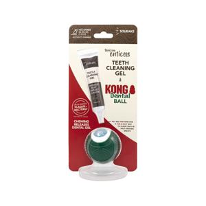 Tropiclean Enticers Dental Kong Ball Kit - Rund - Medium