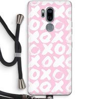 XOXO: LG G7 Thinq Transparant Hoesje met koord