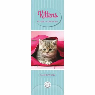 Greg Cuddiford, Kittens Kalender 2026 Slimline