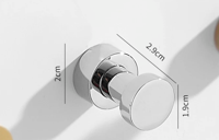HookLine Moderne Chroom Wandhaken