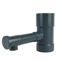 Regenpijpaftapper - regenwateropvang - 80 mm - regenton aansluiting