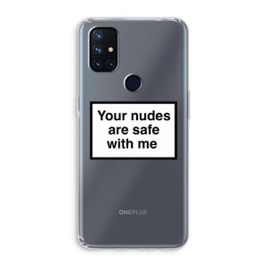 Safe with me: OnePlus Nord N10 5G Transparant Hoesje