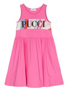 PUCCI Junior robe mi-longue à coupe évasée - Rose