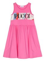 PUCCI Junior robe mi-longue à coupe évasée - Rose - thumbnail