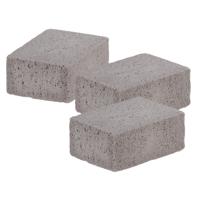 Fancy Flames BBQ Schoonmaak Steen - 6x - BBQ reinigingsblok - 10 x 7 x 4 cm