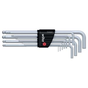 Inbus sleutelset metrisch 350 H9 9-delig Wiha 06379