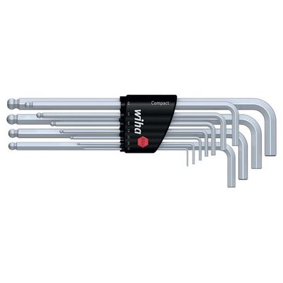 Inbus sleutelset metrisch 350 H9 9-delig Wiha 06379