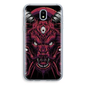 Hell Hound and Serpents: Samsung Galaxy J5 (2017) Transparant Hoesje