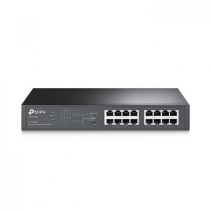 TP-LINK TL-SG1016PE Managed Gigabit Ethernet (10/100/1000) Zwart Power over Ethernet (PoE)