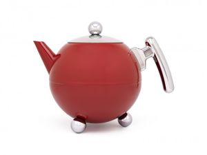 Bredemeijer Theepot Duet® Bella Ronde 1,2 l - Carmine Red