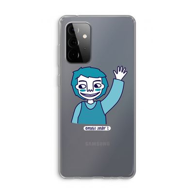 Zwaai: Samsung Galaxy A72 Transparant Hoesje