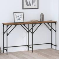Wandtafel Oud hout 140 x 29 x 75 cm Bewerkt hout
