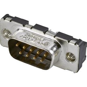 FCI D-SUB D09P24A4GX00LF D-sub male connector 180 ° Aantal polen: 9 Print 1 stuk(s)